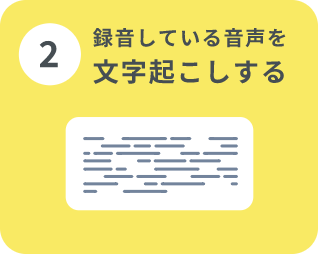 文字起こしする