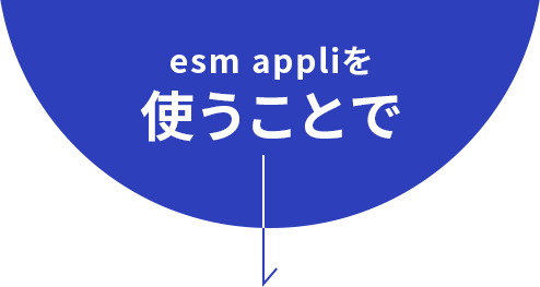 esm appliを使うことで